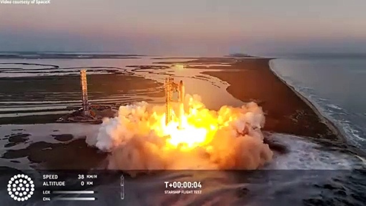 Starship  launch & Super Heavy landing, 13 October, 2024