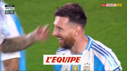 Le triplé de Messi face à la Bolivie en vidéo - Football - Qualif. CM