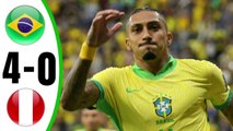 Brazil vs Peru (4-0) All Goals & Highlights - World Cup Qualifiers 2024
