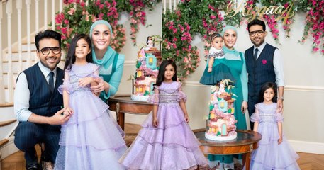 Anak Pereka Fesyen Rizman Ruzaini Tampil Macam Princess, Rizqaa Injak Usia 4 Tahun!