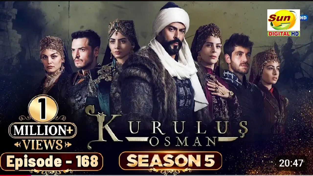 Kurulus Osman Season 05 Episode 168 - Urdu Dubbed | Sun Digital HD Channel