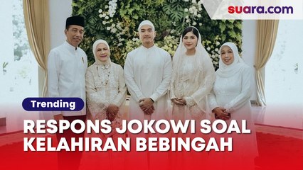 Respons Jokowi soal Kelahiran Bebingah, Anak Pertama Kaesang dan Erina