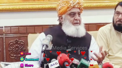 molana fazal ur rehman press conference yesterday
