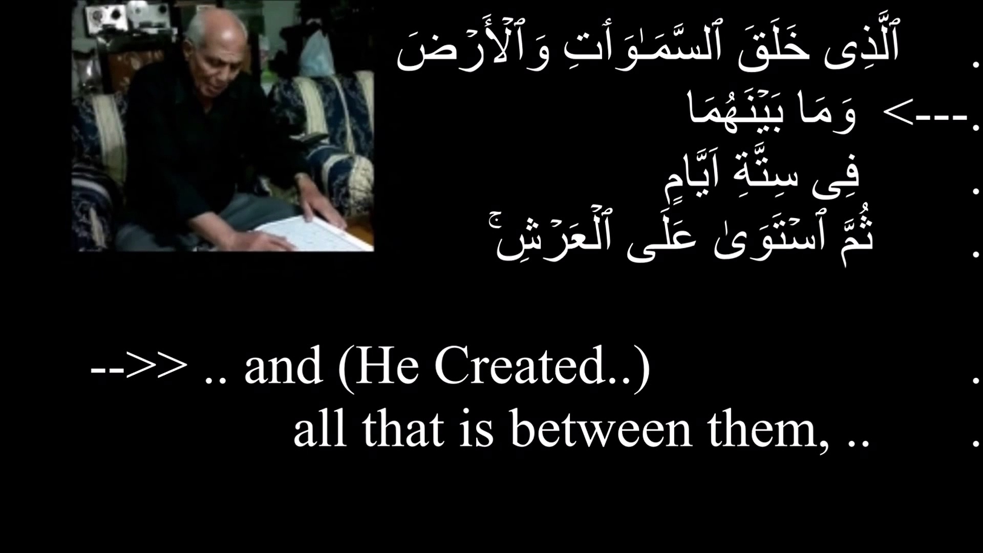 Tilawah Al Qur'an, ENGLISH translation