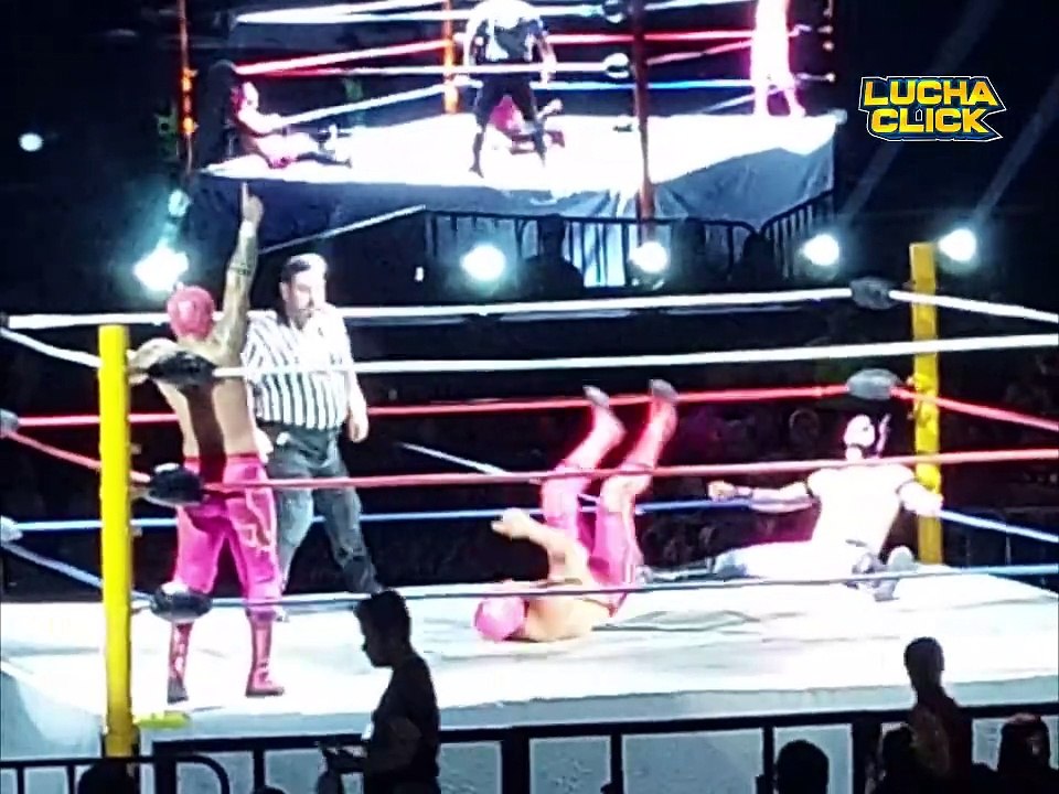 Villano III jr & Hijo del Villano III vs Neon | CMLL, Lucha Libre, Wrestling, WWE, AEW