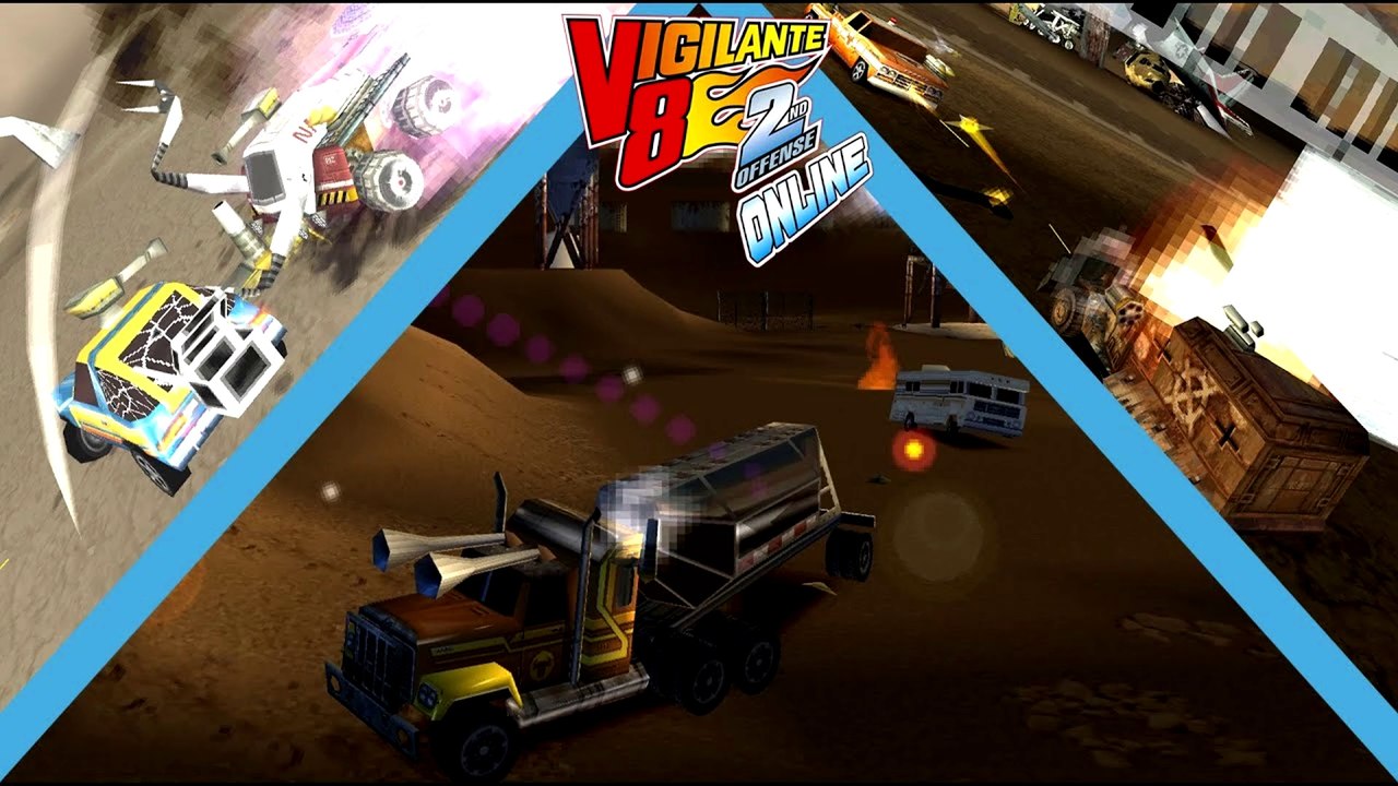 Vigilante 8 - 2nd Offense Online - Multiplayer #34 - 4 Players