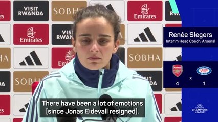 Arsenal players 'felt they needed to step up' after Eidevall resignation - Slegers