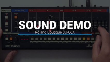 Roland JU 06A Sound Demo