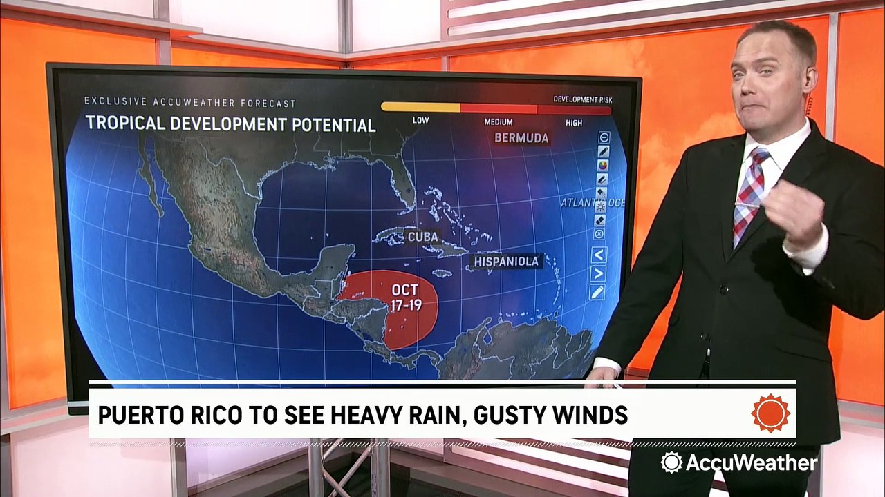 Tropical rainstorm poses threats for Hispaniola