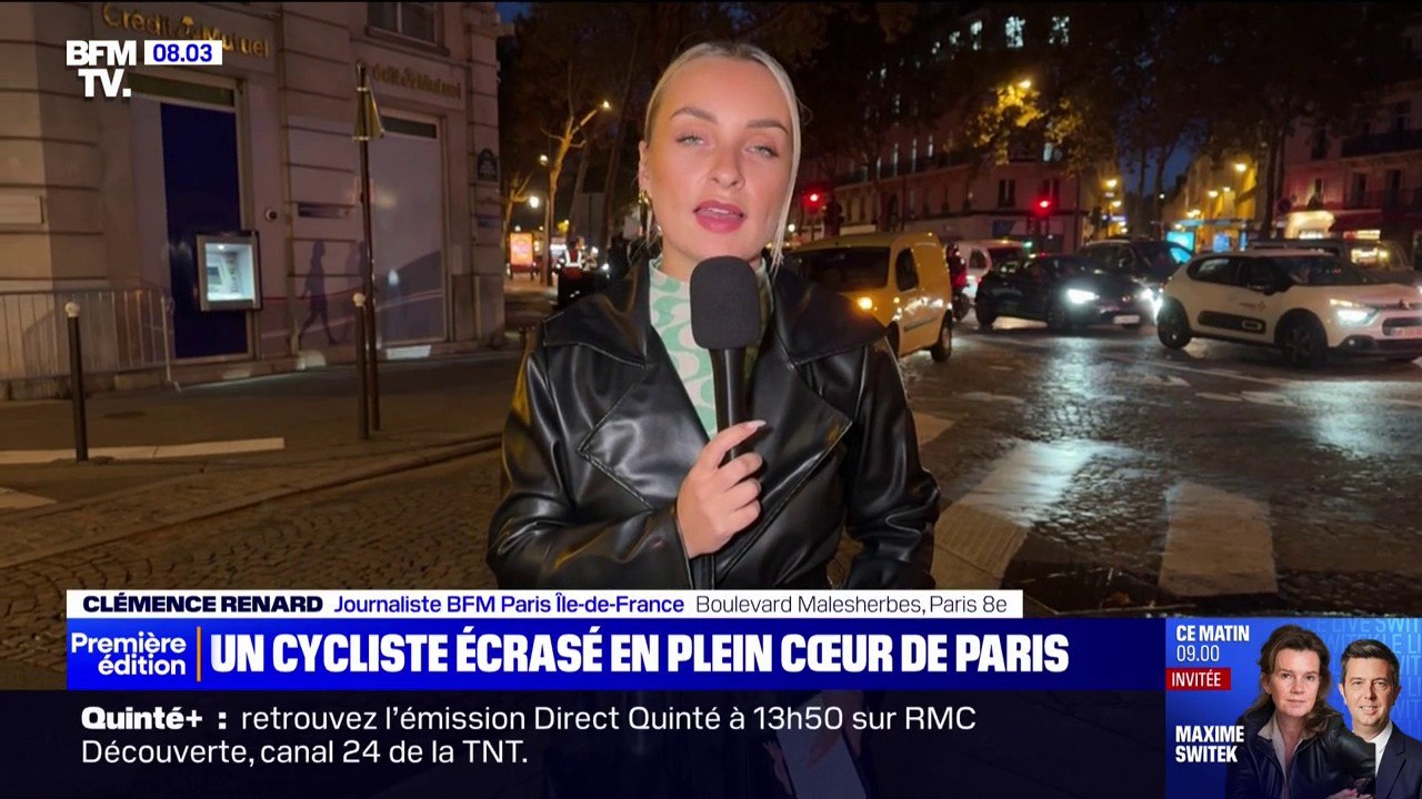 Un cycliste de 27 ans tué, écrasé par un conducteur de SUV en plein Paris