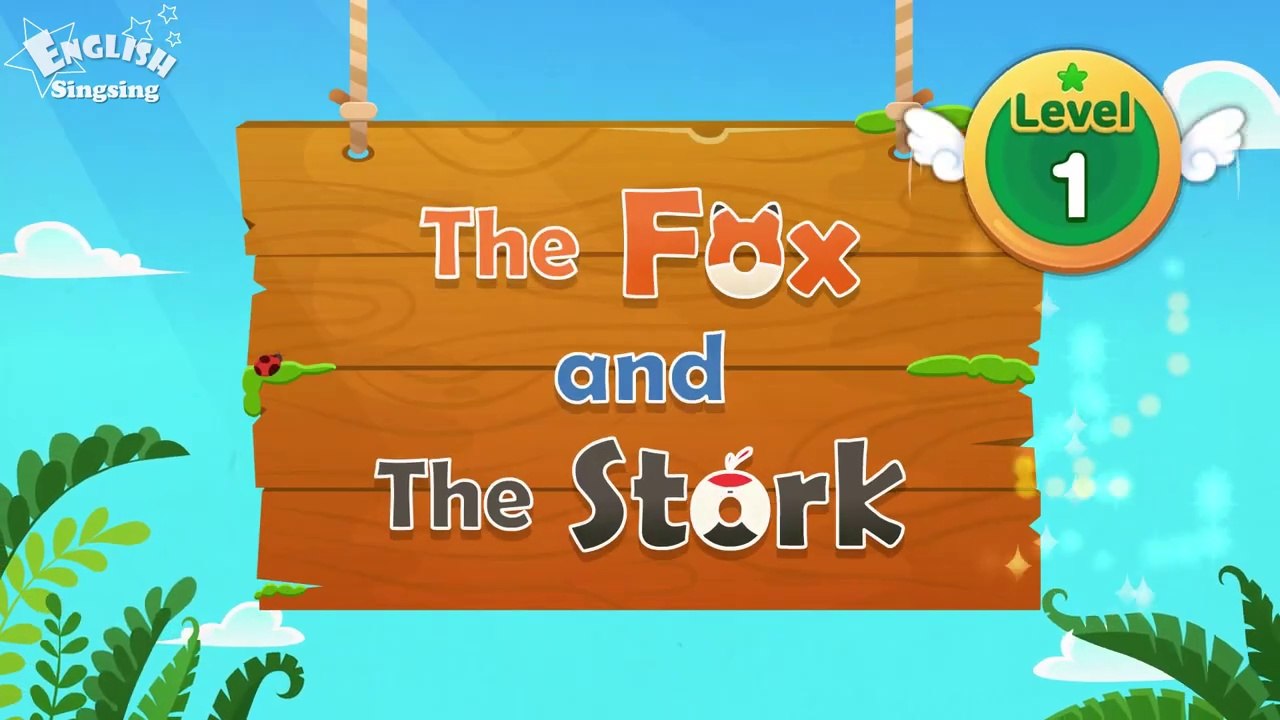 The Fox and the Stork - Fairy tale - English Stories (Reading Books)