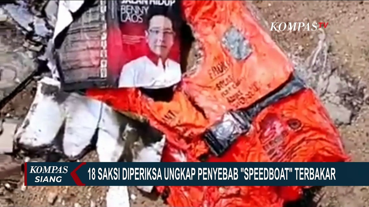 Buntut Kasus Kebakaran 'Speedboat' Cagub Maluku Utara, 18 Saksi Diperiksa!