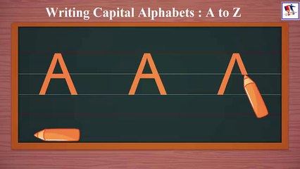 Writing Capital Letters (A To Z)