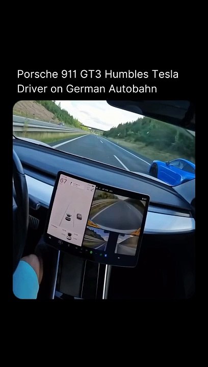 TESLA VS Porsche GT3