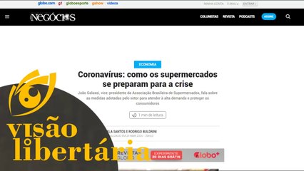 "Temos que escolher entre vidas humanas e economia" - Dizem Witzel, Dória e outros socialistas | VL