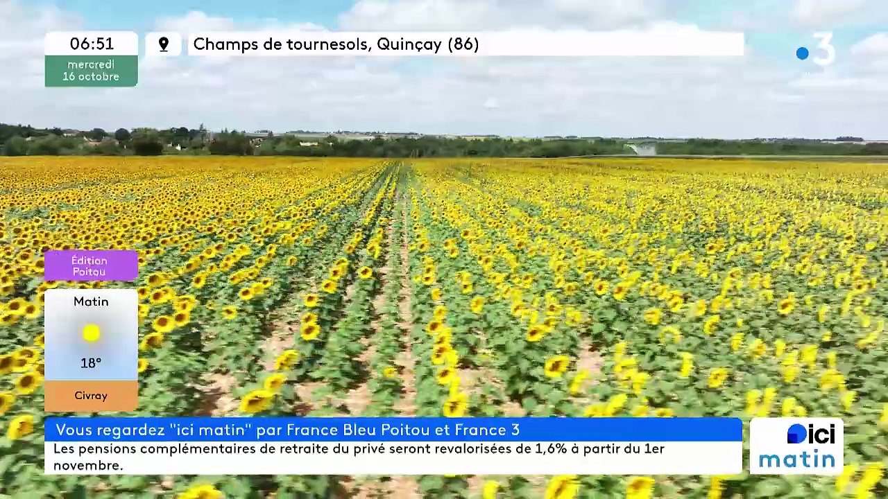 16/10/2024 - ICI Matin France Bleu Poitou en vidéo