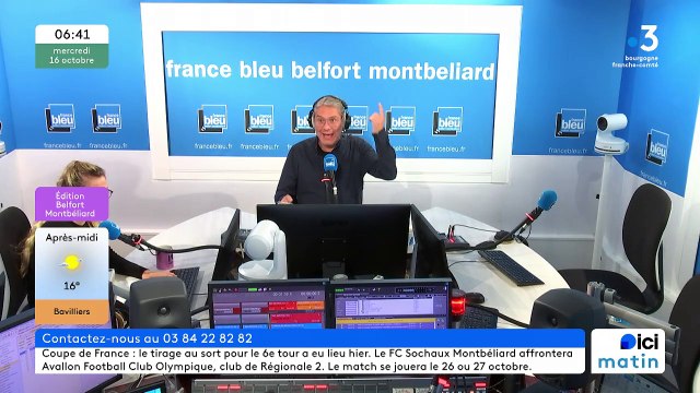 16/10/2024 - ICI Matin France Bleu Belfort Montbéliard en vidéo