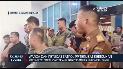 Video herunterladen: Warga dan Petugas Satpol PP Terlibat Kericuhan