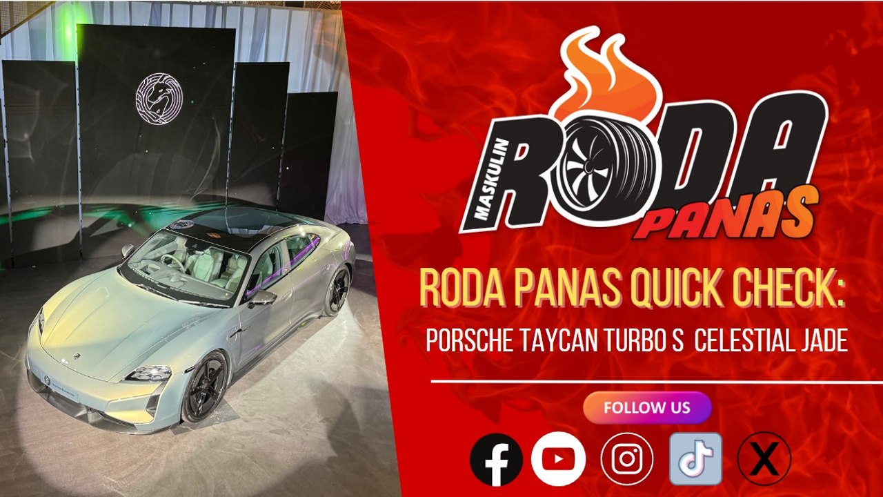 RODA PANAS QUICK CHECK : PORSCHE TAYCAN TURBO S  CELESTIAL JADE