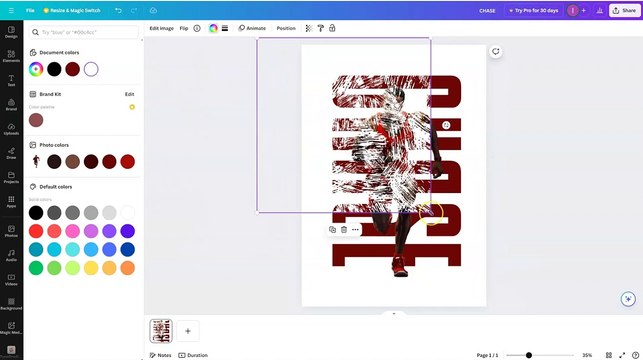 Sports Poster Design in Canva l Canva tutorial l easy canva