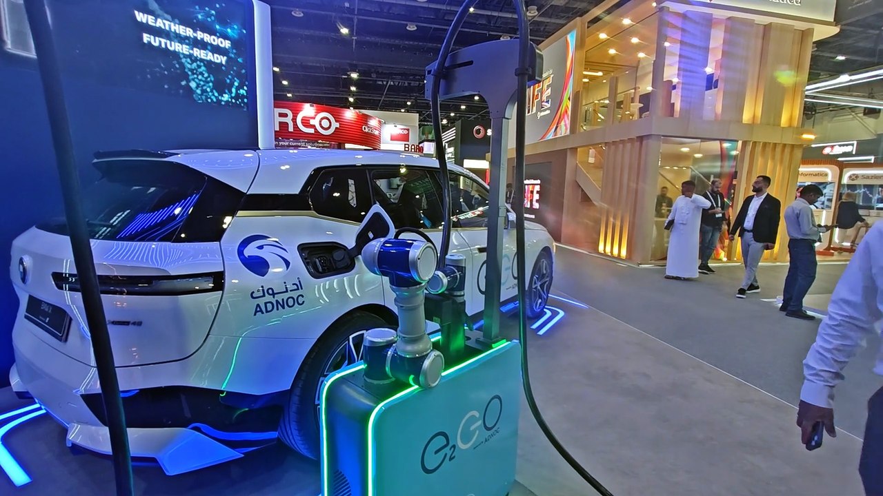 Adnoc Distribution robotic charger