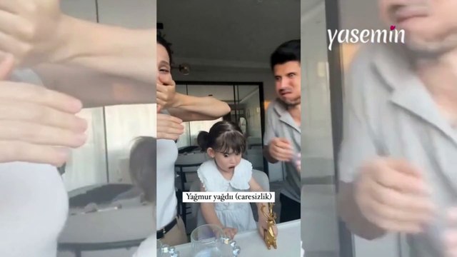 Ailenin çektiği sosyal medya akımı görenleri kahkahaya boğdu! Gülmekten karnıma ağrı girdi