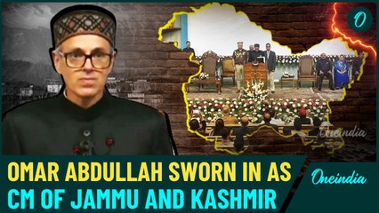 Omar Abdullah Takes Oath, Congress Sits Out Of J&K Government