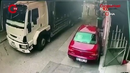 Kameraya yansıdı... Bursa'da faciadan dönüldü!