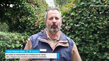 Después de Leslie se mantendrán los chubascos en varias comunidades y llegará una montaña rusa térmica a España
