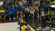 Bronny James shines with layup and steal