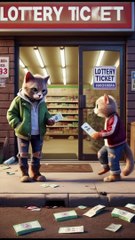 Poor cat win the lottery #ai#viralvideo#viralshort