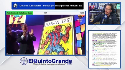 Terrible Cuadro del 125 Aniversario del Barcelona