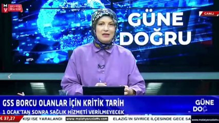 Malatya'nın yerel kanalı Vuslat TV'de deprem anı