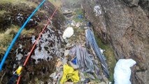 'Waterfall' of rubbish cascades down Snowdon - requiring urgent action