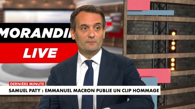 Florian Philippot réagit sur le clip posté par Emmanuel Macron en hommage à Samuel Paty