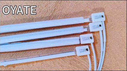 1000w 2000w white reflected quartz halogen infrared heat lamp for pet blowing machine