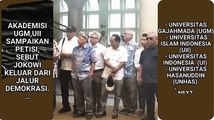 Reformasi kini mulai dikhianati, para guru besar di kampus ternama  mulai menyatakan keprihatinannya