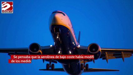 Ryanair se pronuncia en contra de los rumores sobre la reducción de la franquicia de equipaje