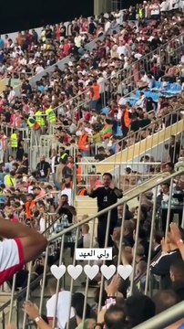 الأمير الحسين والأميرة رجوة يحتفلان بفوز المنتخب الأردني2