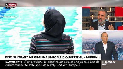 Révélations dans "Morandini Live" sur le maire du Bourget qui a fermé sa piscine au grand public ce week-end mais l’a ouverte uniquement pour des femmes en burkini - Il refuse de s’expliquer - VIDEO