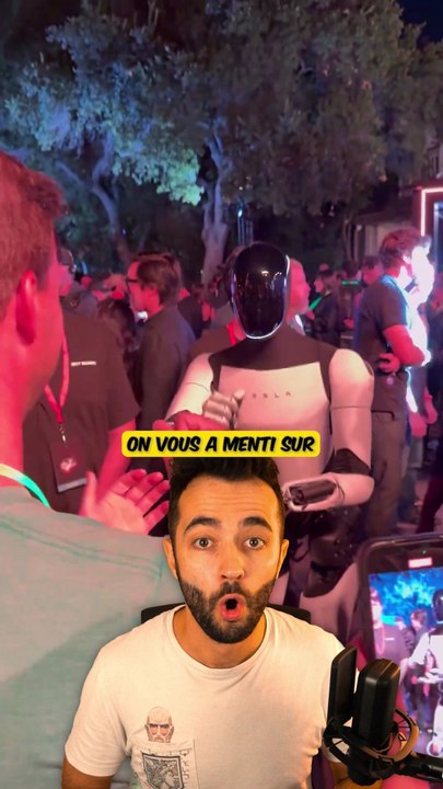 La vérité sur les robots Optimus Tesla ! #tesla #robot #optimus #robotique #robotaxi