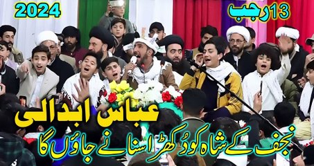 Najaf ke shah ko dukhra sunane jaunga | Abbas Anand Abdali | New Qasida