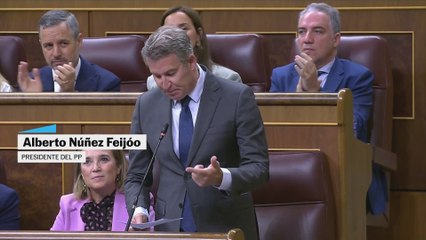 Feijóo, a Sánchez: "Su agonía legislativa va a parecer una broma al lado de su agonía judicial"