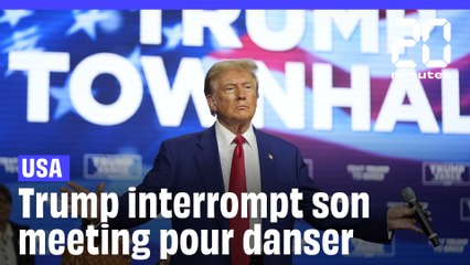 Élection américaine 2024 : Trump interrompt son meeting pour danser