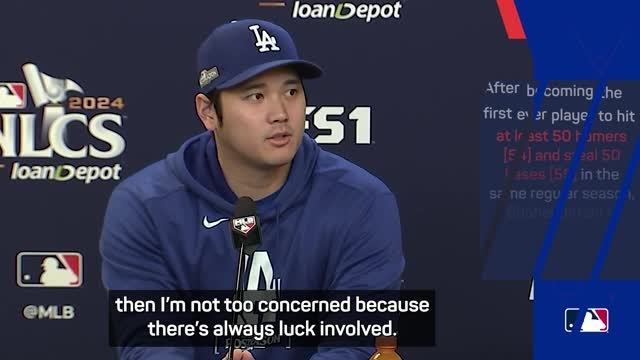 Ohtani 'not too concerned' about postseason slump