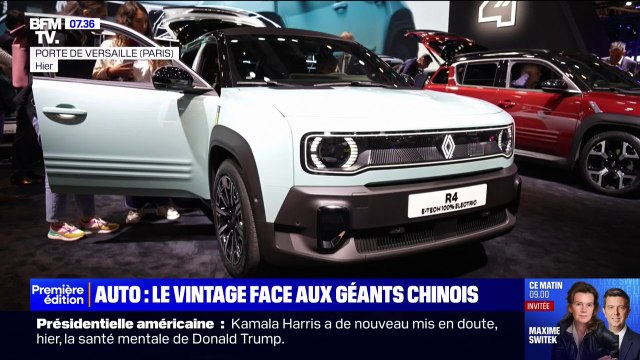Mondial de l'auto: les modèles vintage face aux géants chinois