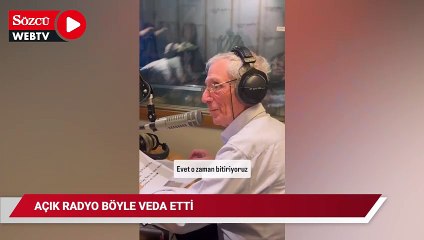 Açık Radyo böyle veda etti