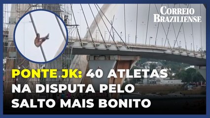 Competição na ponte JK define o salto mais bonito no lago