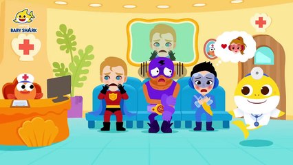 ‍♂️ Superheroes in Trouble! Baby Shark to the Rescue! | Fun Hospital Adventure