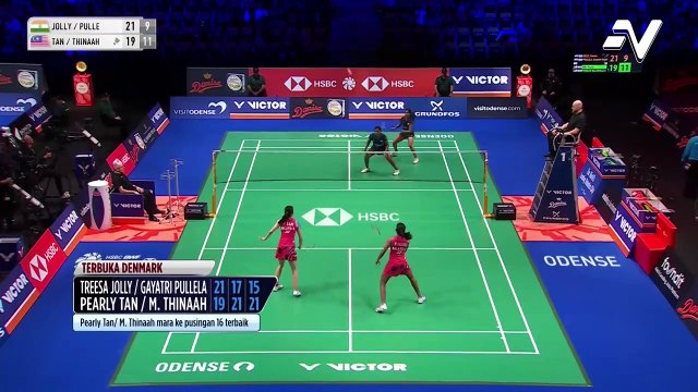 Pearly Tan & M. Thinaah mara ke pusingan kedua Terbuka Denmark